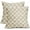 Brown, variant on Blue Green Block Print Pillow Covers 18x18 Inch Set of 2, Vintage Floral Decorative Throw Pillow Cases Boho Cushion Covers Rustic Decoration Gift Farmhouse Sofa Couch Bed Decor