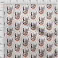 thumbnail image 4 of oneOone Tissu Velours Marron Tropical Matériel de Robe Tissu Imprimé Tissu au Mètre 58 Pouces de Large-Pc, 4 of 5
