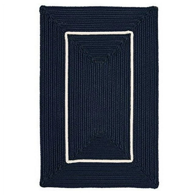 Doodle Edge Tapis de Table 3 par 5 Pieds, Bleu Marine