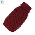 thumbnail image 7 of Deago Pet Dog Warm Jumper Knit Sweater Winter Clothes Puppy Cat Knitwear Costume Coat Apparel (Red, L), 7 of 7