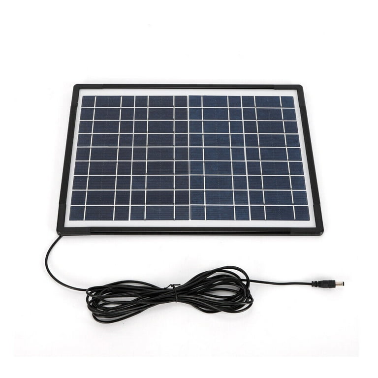 Portable Solar Panel Power Storage Generator Light Charger House System 18V  12W for car vehicles, trucks, RV - Walmart.com