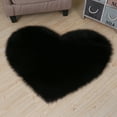 thumbnail image 2 of LCXmlly Pencil Bag Strong Water Absorption Rug Mat Love Heart Shape NonSlip Acrylic Fluffy Carpet, 2 of 6