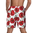 thumbnail image 4 of Uemuo Hand Drawn Tomatoes Pattern Mens Swim Trunks Quick Dry Board Shorts with Mesh Lining, Stretch Beach Shorts Quick Dry No-Chafing Board Shorts-3X-Large, 4 of 9