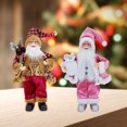 thumbnail image 3 of Soumake Adorable Santa Claus Shape Doll Decor Christmas Style Handmade Fabric Doll Model for Party, 3 of 8