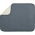 thumbnail image 2 of InterDesign iDry Kitchen Mat Solid, Large, Gray, 2 of 3