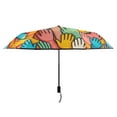 thumbnail image 2 of Various Colorful Hand Compact Sun Umbrella Windproof Travel Umbrellas for Rain Strong Portable UV Protection, 2 of 8