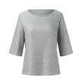 thumbnail image 5 of Riforla Women Sparkling Blouse Fashion Casual Sequins Party Top Tops Women Shirt Crop Coctail Women's Blouse Short Sleeve for Women Casual Women Shirt Polyester Spandex Silver XL, 5 of 5