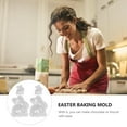 thumbnail image 4 of Miangastore Easter Rabbit Shape Baking Molds Plastic 4Pcs, 4 of 8