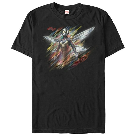 Men's Marvel Ant-Man and the Wasp Hope Rainbow  Graphic Tee Black Medium