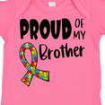 thumbnail image 4 of Inktastic Proud of My Brother Autism Awareness Puzzle Piece Ribbon Boys or Girls Baby Bodysuit, 4 of 5