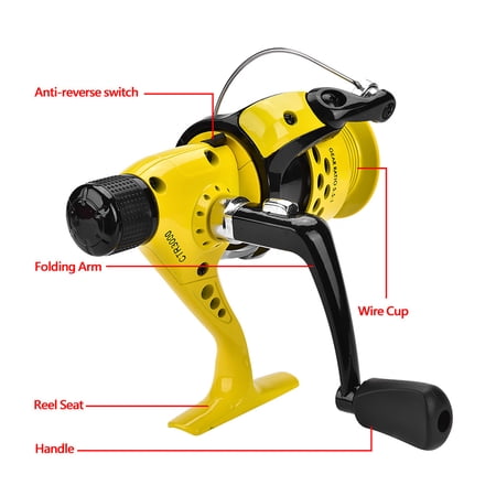 YAHHU Salt Freshwater Metal Heavy Duty Lightweight Spinning Fishing Reel Tackle Accessory (3000)