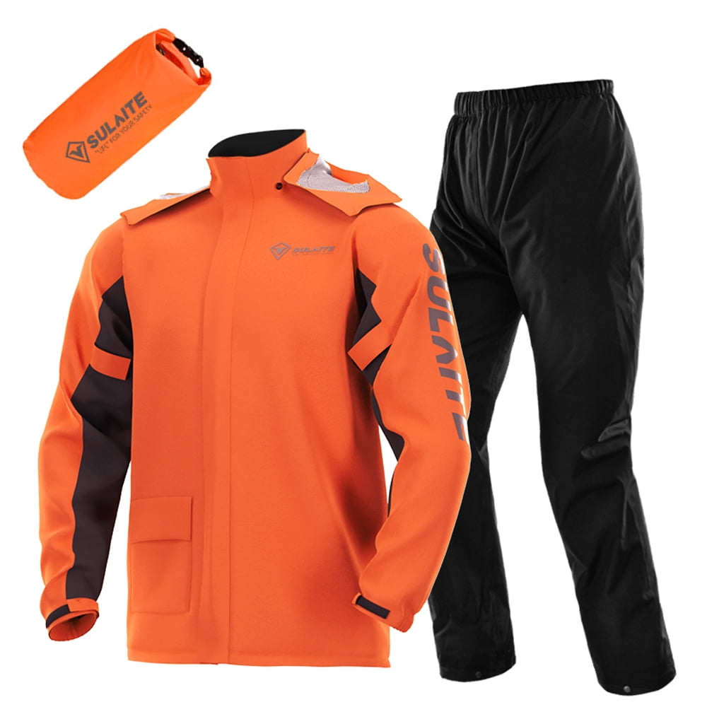 SULAITE Ensemble de Vêtements de Pluie pour Moto Imperméable