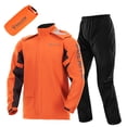 thumbnail image 1 of SULAITE Motorcycle Rain Gear Suit Lightweight Riding Raincoat Set Waterproof Breathable Jacket & Pants with Shoe Cover for Men Women, 1 of 1