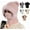 Pink, variant on 3 in 1 Winter Beanie Hat Set for Women - Warm Knitted Scarf & Mask Combo, Cold Weather Ski Accessory | Cozy Fleece Lined Face Mask & Ear Warmer (Adjustable, Windproof)