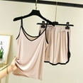 thumbnail image 2 of yillto Pajamas Sets for Women’s Sleeveless Tank Tops and Shorts Summer Loose Loungewear 2 Piece, 2 of 3