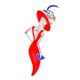 thumbnail image 3 of Esmalte Rhinestones Lady Figure Ball Party Vestido de lujo Lady Broche Pin Rojo Sunnimix Broche de diamantes de imitación para mujeres, 3 of 7