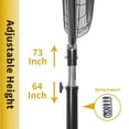 thumbnail image 6 of HiCFM 30 inch Tilting Pedestal Fan, 3-Speed 7600 CFM High Velocity Stand Up Fan with 1/3 Powerful Motor for Commercial Industrial Warehouse Gym Garage - UL Safety Listed, 6 of 8