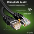thumbnail image 2 of GearIT Cables Ethernet Cat 6 Preterminados para Red Doméstica y de Oficina, Negro, Paquete de 16 de 3 Pies, 2 of 5