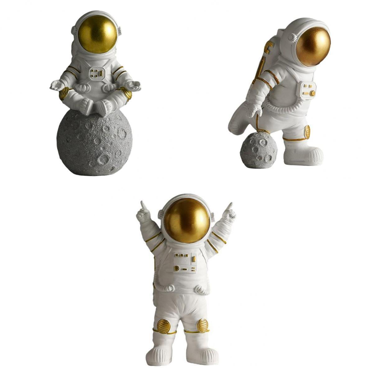 Resin Astronaut Figurines Home Decor Spaceman Collectible Ornament Crafts 