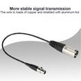 thumbnail image 1 of Full Copper Casing Female to Male Audio Cable, XLR Female Microphone Cable, Compact 30cm for SLR Cameras, 1 of 7