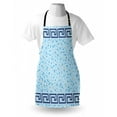 thumbnail image 3 of Aqua Apron Antique Greek Border Mosaic Tile Squares Abstract Swimming Pool Design, Unisex Kitchen Bib Apron with Adjustable Neck for Cooking Baking Gardening, Pale Blue Navy Blue Beige, by Ambesonne, 3 of 3
