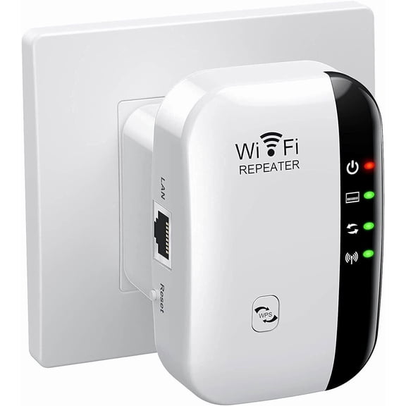 NEW! WiFi Range Extender Internet Booster Wireless Signal Repeater