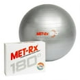 thumbnail image 2 of MET-Rx Exercise Ball Work Out Program Complete Kit, 2 of 6