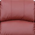 DEALTOPS 39" Manual Recliner Chair, Overstuffed Single Sofa for Living Room Bedroom, Leather