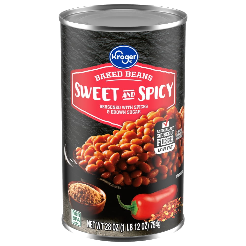 Kroger Sweet And Spicy Baked Beans 28 oz - 3 Pack