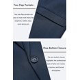 thumbnail image 5 of COOFANDY Mens Slim Fit Suit Jacket Blazer Lightweight Dress Jackets Casual Sports Coat, 5 of 6