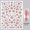 thumbnail image 5 of 3D Christmas Nail Stickers Nail Art Supplies Red Holiday Xmas Nail Decals Self-Adhesive Christmas Nail Art Stickers Santa Claus Tree Snowflake Bell Snowman Nail Designs For Christmas Decor, 5 of 5