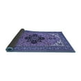 thumbnail image 2 of Ahgly Company Indoor Rectangle Medallion Blue Traditional Area Rugs, 8' x 12', 2 of 4