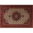 thumbnail image 1 of Ahgly Company Indoor Rectangle Traditional Dark Gold Brown Medallion Area Rugs, 2' x 4', 1 of 6