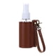 thumbnail image 4 of Botella vacía con funda de cuero PU Colcomx portabotellas de contenedores de mosquetón Marron, 4 of 8