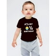 thumbnail image 3 of It's My Half Birthday Outfit For Baby 1/2 Birthday Gift Infant Kids T-Shirt 18M Red, 3 of 5