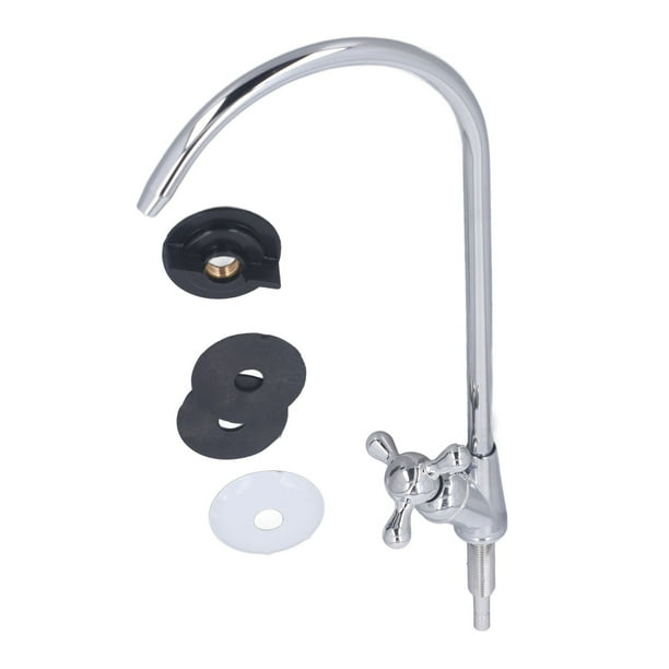 Grifo purificador de agua, válvula de latón cerámico, conexión rápida de 1/4 pulg., grifo de agua potable fría de un solo orificio.