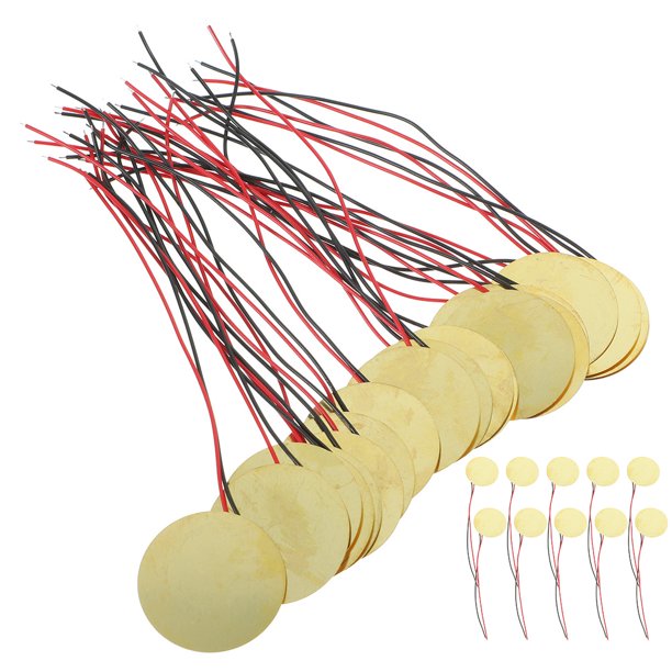 KALLORY 40Ud Discos Piezo Eléctricos Para Instrumentos Musicales Instalación Fácil Y Sonido Vibrante