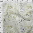thumbnail image 2 of oneOone Polyester Spandex Greenish Beige Fabric Flower Sewing Craft Projects Fabric Prints By Yard 56 Inch Wide, 2 of 4