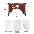 thumbnail image 5 of Fat Chef Swag Valances for Windows, Small Curtains Drapes, Red Gourmet Kitchen Red Black Buffalo Plaid Kitchen Window Curtains Over Sink Window Treatment Valance for Bedroom/Bathroom 56"x36", 5 of 5