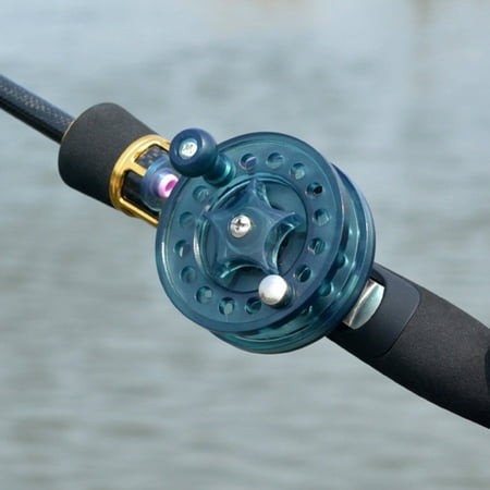 ManTuo Deal of the Day Fly Reel Diameter 60mm Arbor Transparent White/Black Aluminum Fly Fishing Reel