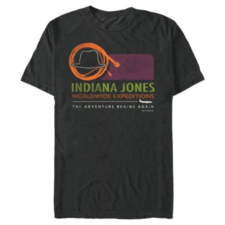 Lucasfilm Indiana Jones and the Dial of Destiny Expeditions – Short Sleeve Blended T-Shirt for Adults – Customized-Dark Heather