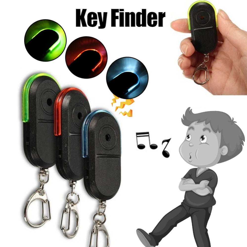 Portable Wireless AntiLost Alarm Key Finder Locator Keychain Whistle