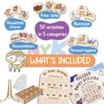 thumbnail image 4 of Daily Routine Chart for Kids, Visual Schedule, Routine Chart for Toddlers 3-5, Morning Bedtime Routine Chart for Toddlers, Wooden Chore Chart for Kids, 4 of 4