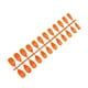 thumbnail image 3 of 24 piezas de uñas postizas Qarigey DIY estilo Simple Naranja dulce, 3 of 5
