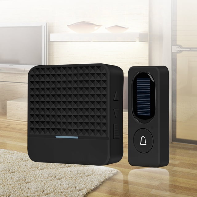 Nuevo timbre con energía solar, música inteligente, timbre inalámbrico, timbre con control remoto para uso doméstico, timbre de ahorro de energía.