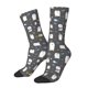 thumbnail image 1 of Balery Lovely Penguin Calcetas Largas con Estampado para Hombre y Mujer – Suaves y Transpirables, Talla Única (US 5-11), 1 of 6