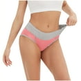 thumbnail image 6 of Kmdttou Panties for Women Pack Cotton 4PC Comfortable High Waisted Panties Physiological Underpants (Available in Plus Size), 6 of 9