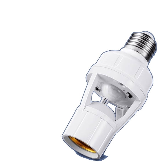 Motion Sensor Light Socket E27 Screw Base Microwave Radar Smart Induction Switch for LED Bulbs Hallway Corridor and Garage Lighting Automation