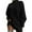 Black, variant on Women's Fall Winter Oversize Pullover High Neck Loose Fit Long Sleeve Sweater Dress, Casual Knit Dress for Women, Warm and Comfortable Everyday Wear,Black,L