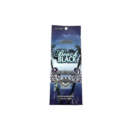 Free Tanning Packet - Lot of 5 Tan Asz U BEACH BLACK Max Silicone Bronzer Tanning Lotion Packets